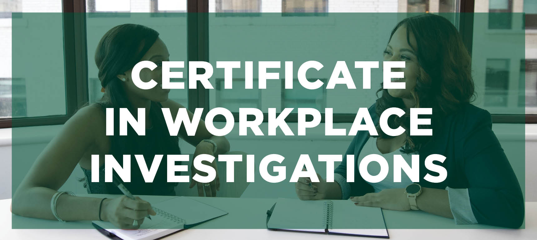 Learn more about the Certificate in Workplace Investigations program