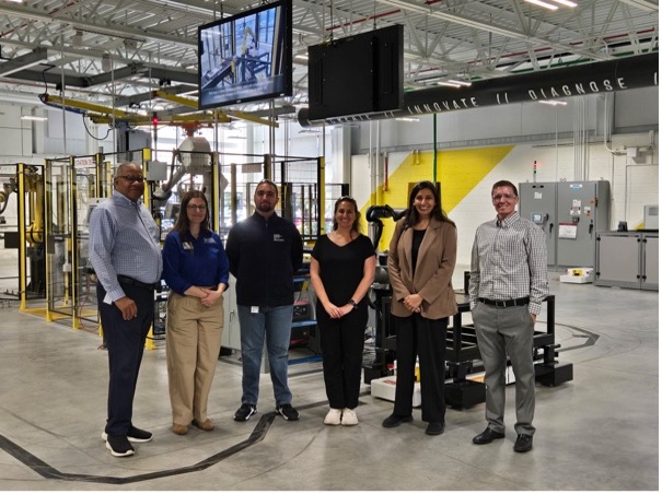Rachel Lipson visit to manufacturing facility